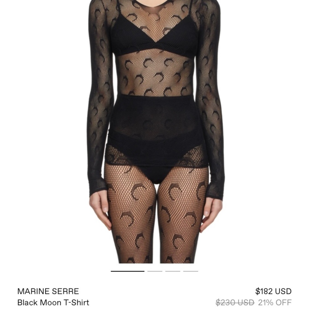 SOLD Marine serre mesh top SOLD